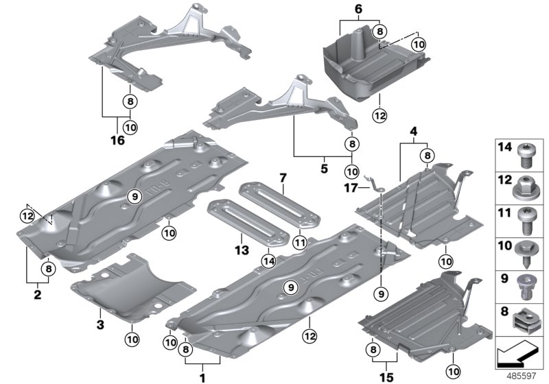 Car part diagram