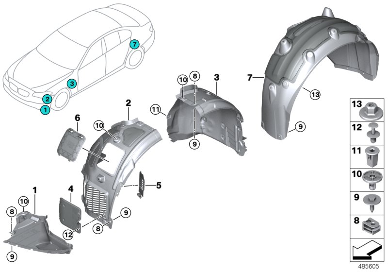 Car part diagram