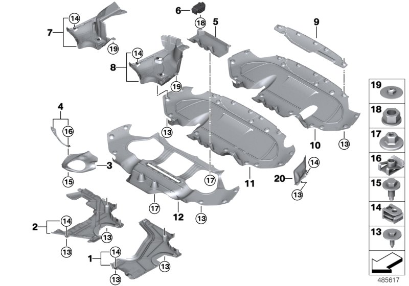 Car part diagram