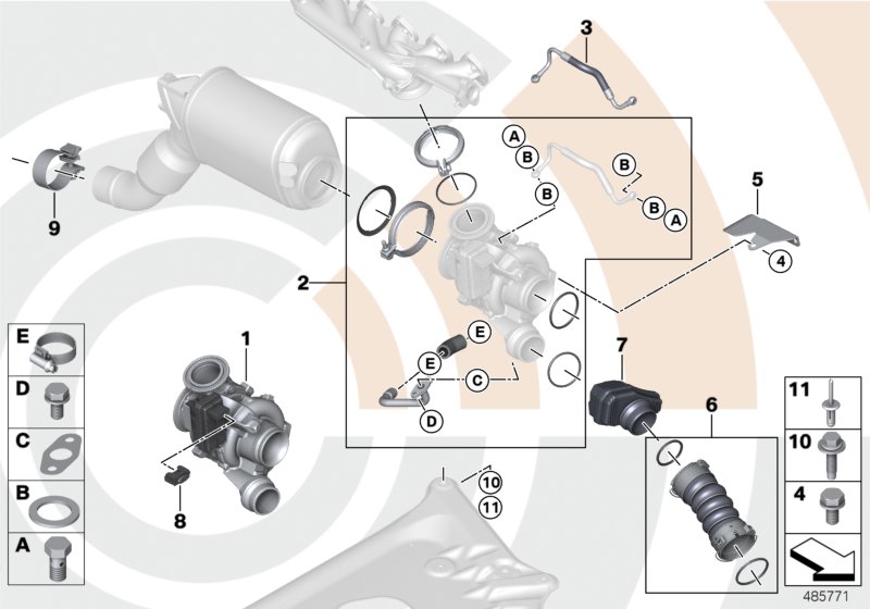 Car part diagram