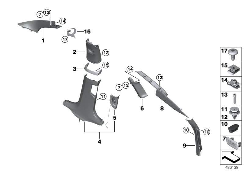 Car part diagram