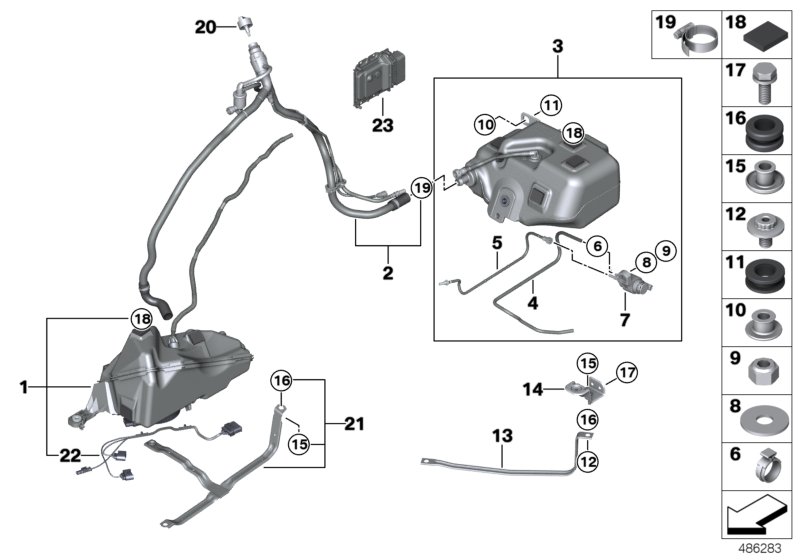 Car part diagram