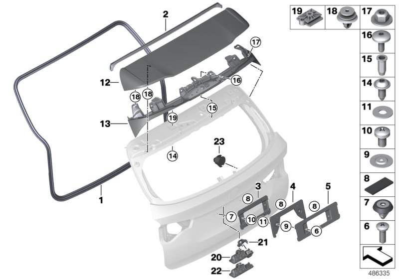 Car part diagram