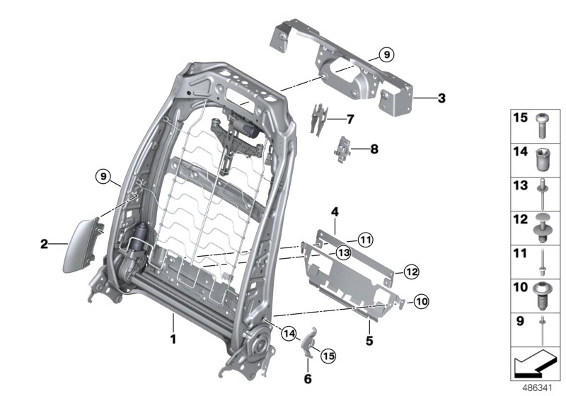 Car part diagram