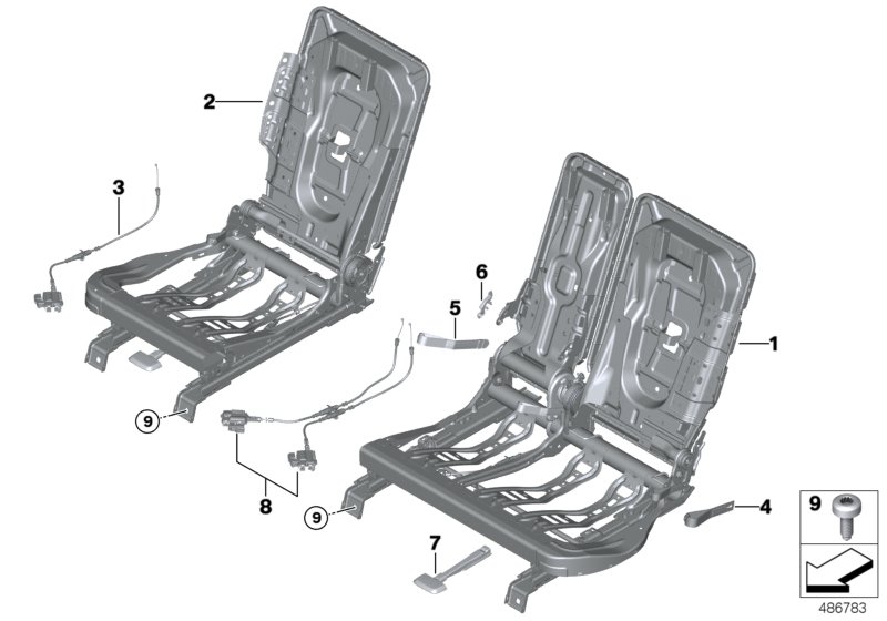 Car part diagram
