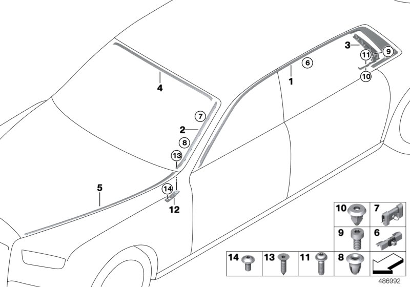 Car part diagram