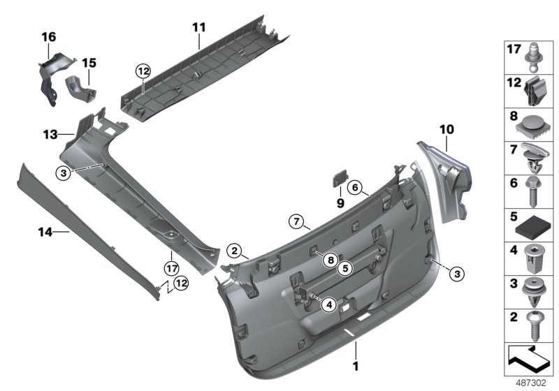 Car part diagram