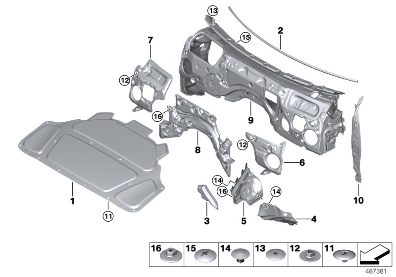 Car part diagram