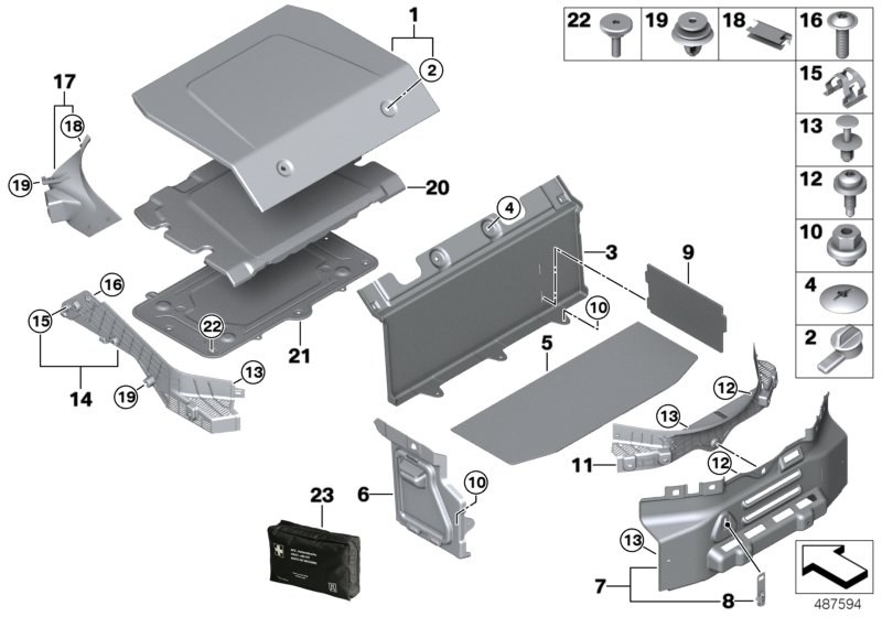 Car part diagram