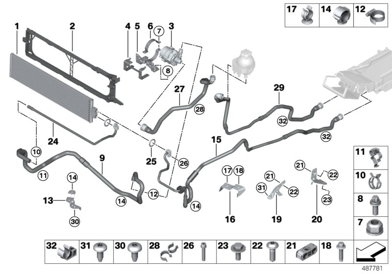 Car part diagram