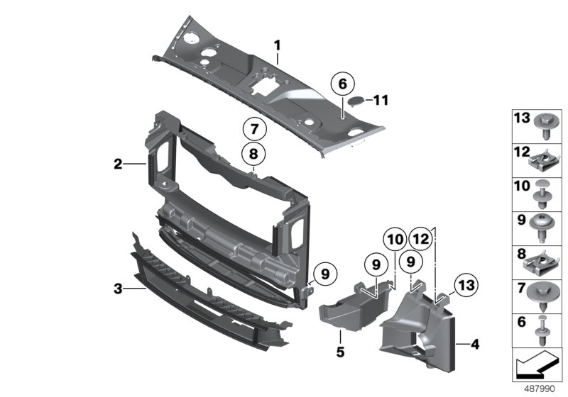 Car part diagram