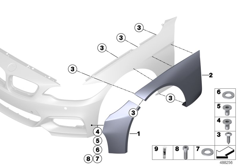 Car part diagram
