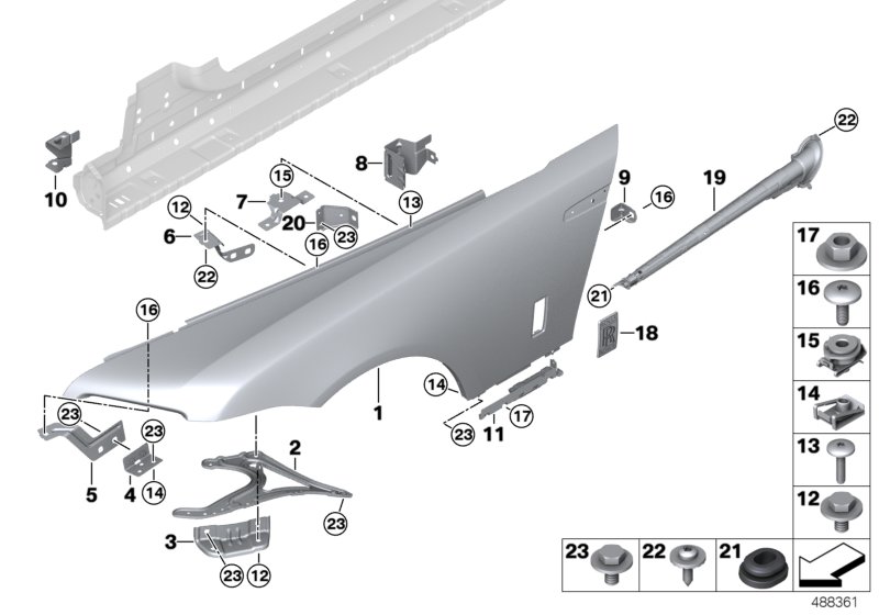 Car part diagram