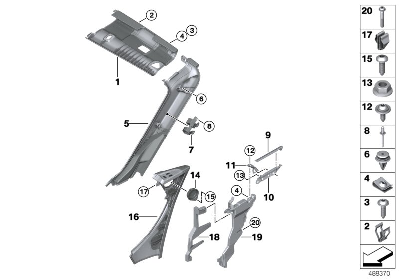 Car part diagram