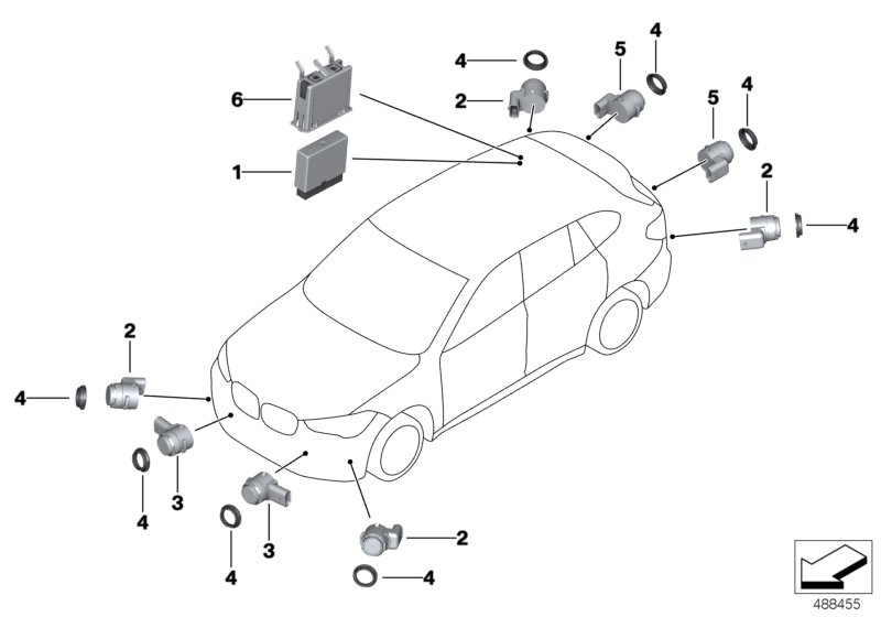Car part diagram