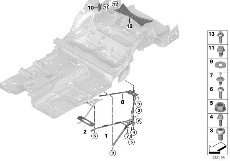 Car part diagram