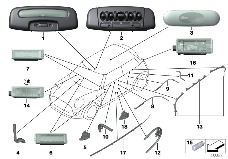 Car part diagram