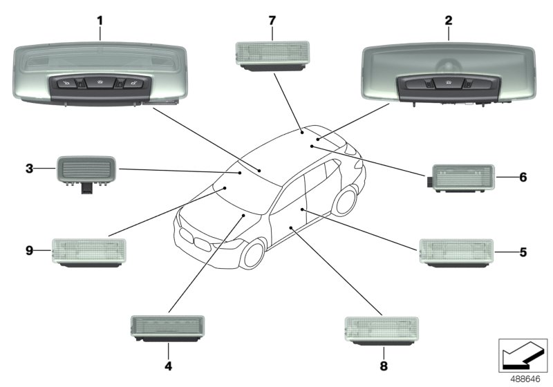 Car part diagram