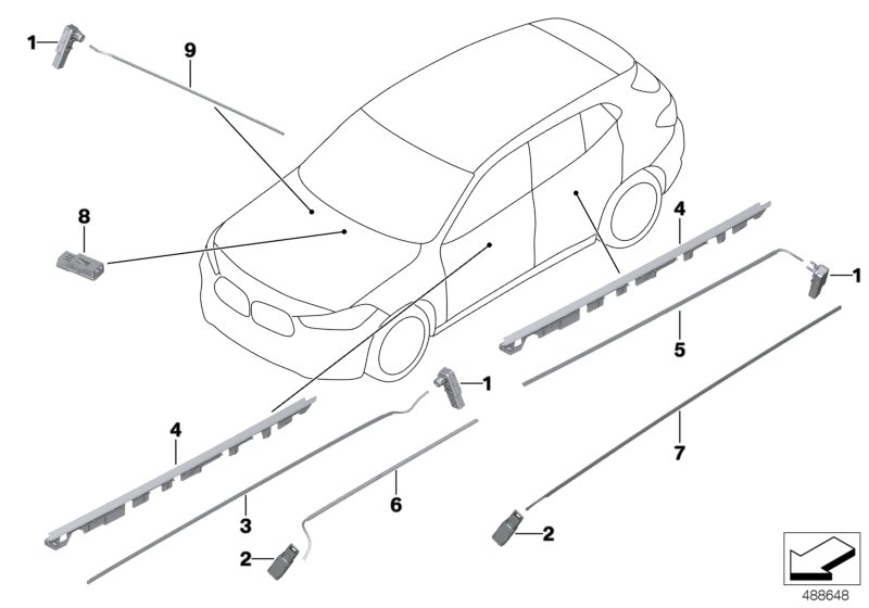 Car part diagram