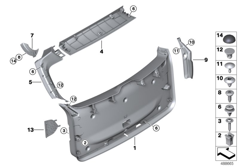Car part diagram