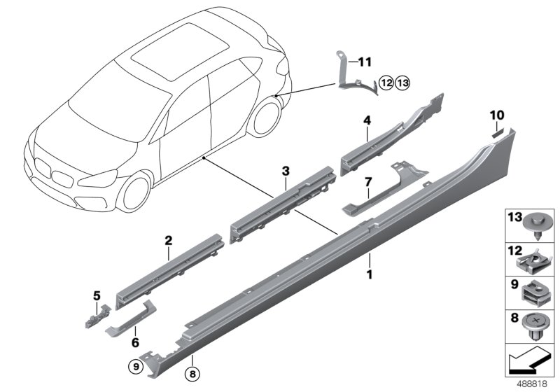 Car part diagram