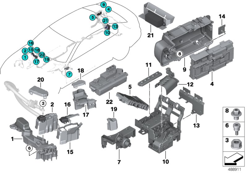 Car part diagram