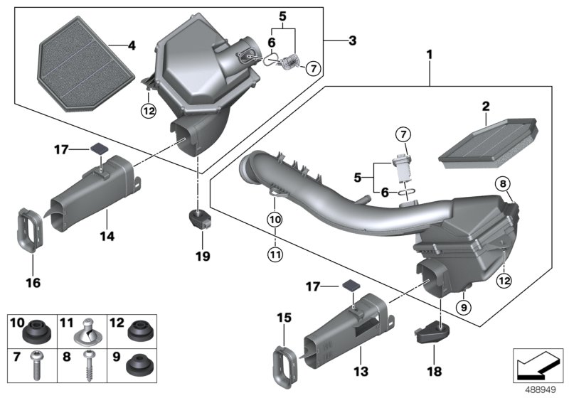Car part diagram