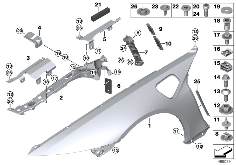 Car part diagram