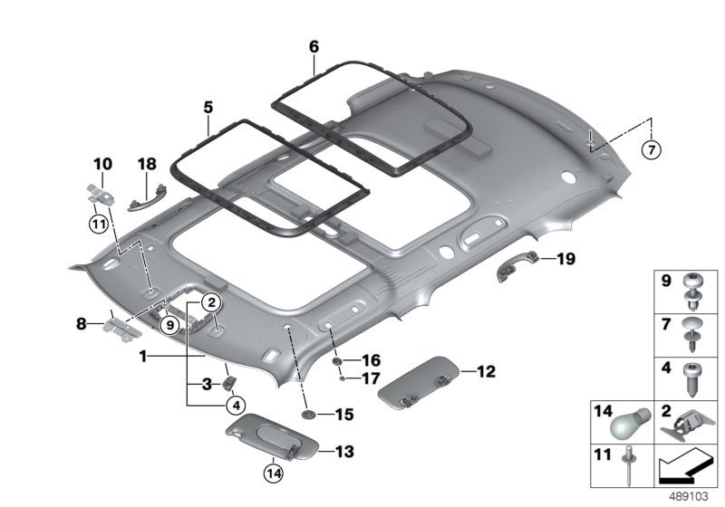 Car part diagram
