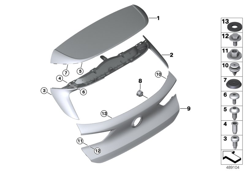 Car part diagram