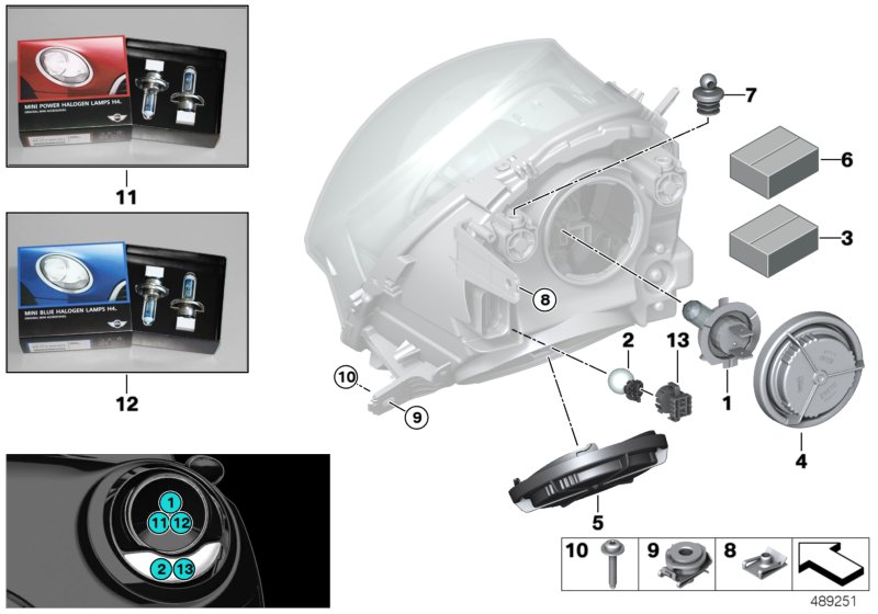 Car part diagram