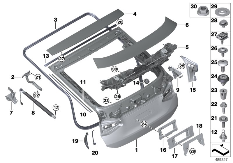 Car part diagram