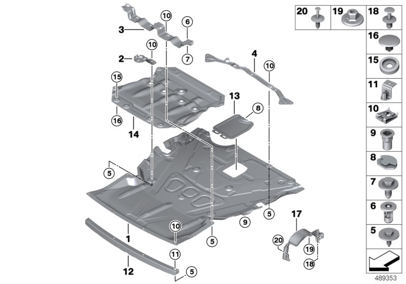 Car part diagram