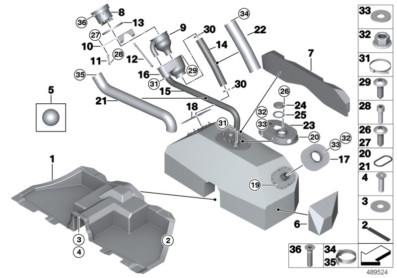 Car part diagram