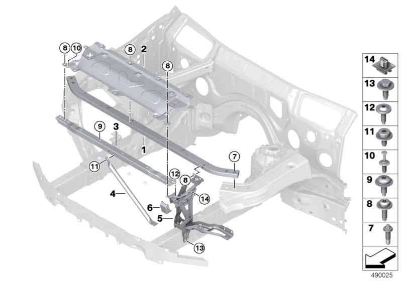 Car part diagram