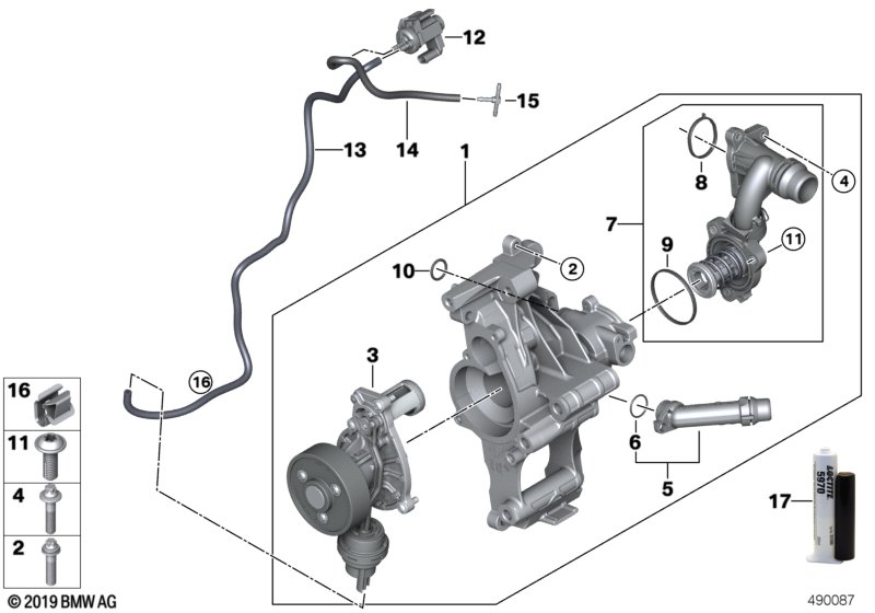 Car part diagram