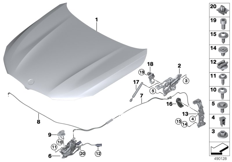 Car part diagram