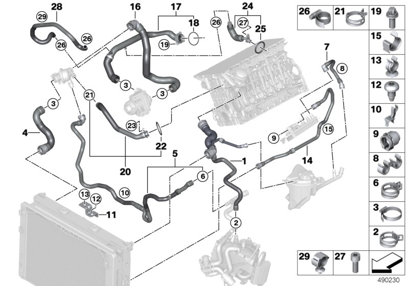 Car part diagram