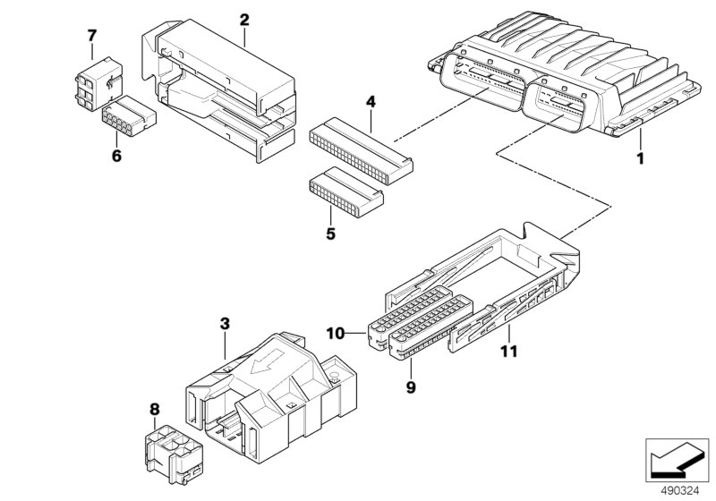 Car part diagram