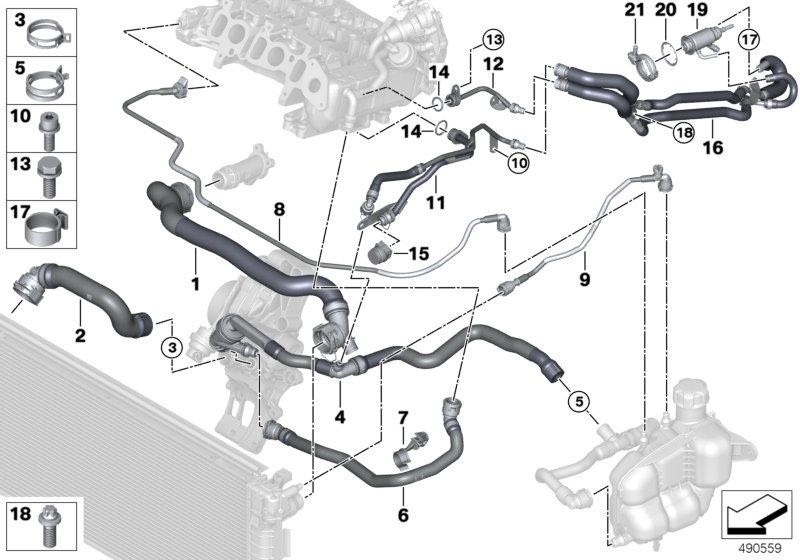 Car part diagram