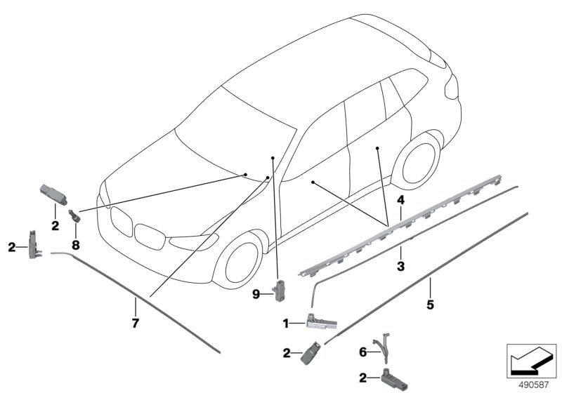 Car part diagram