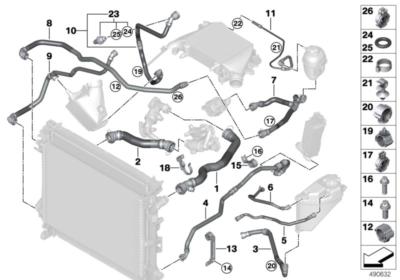 Car part diagram