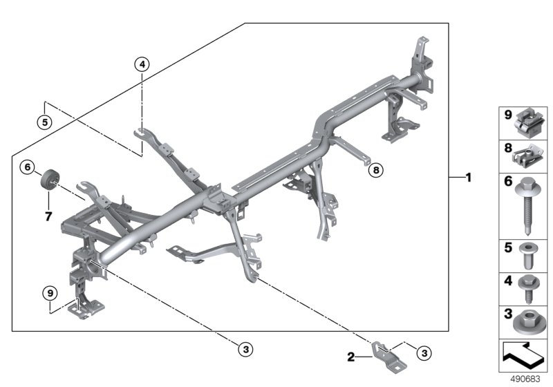 Car part diagram