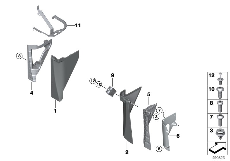 Car part diagram