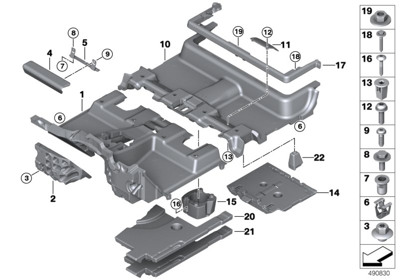 Car part diagram