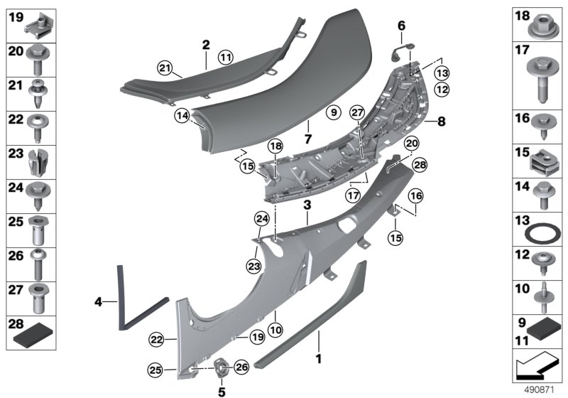 Car part diagram