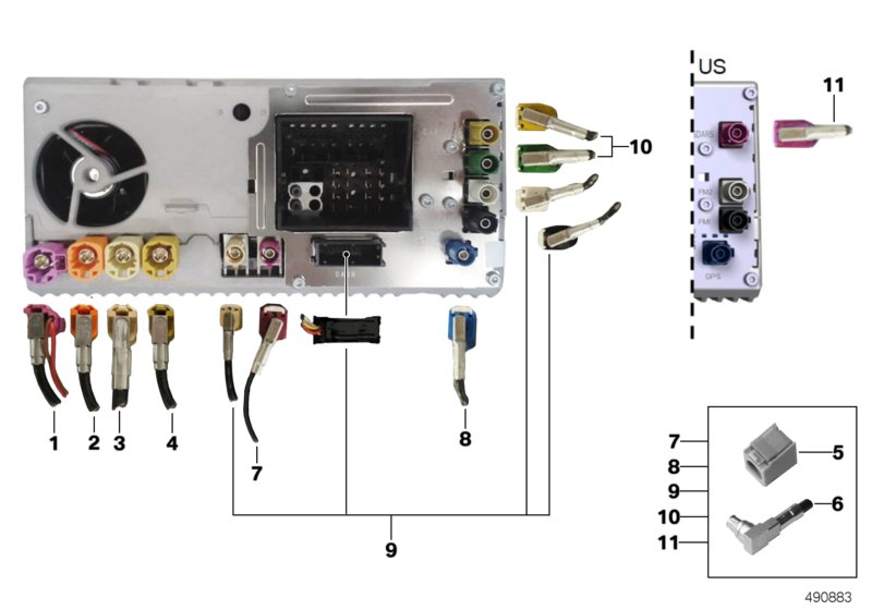 Car part diagram