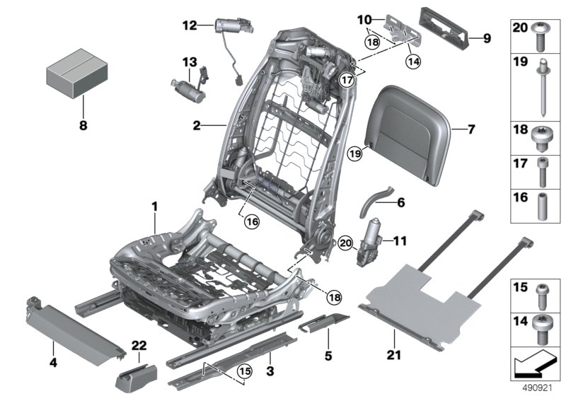 Car part diagram