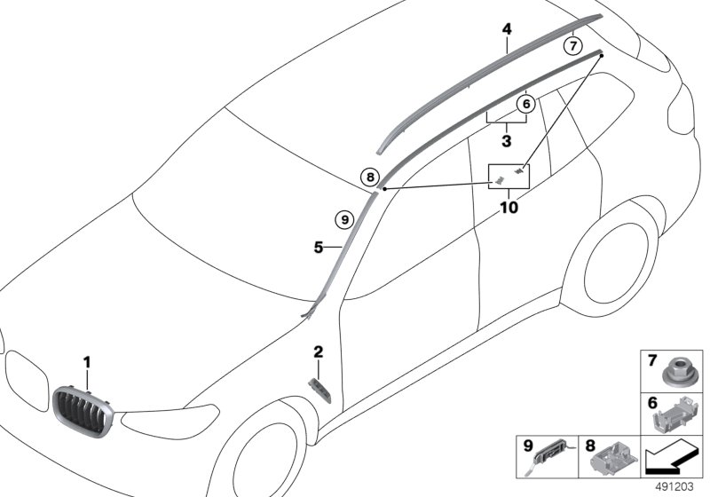 Car part diagram