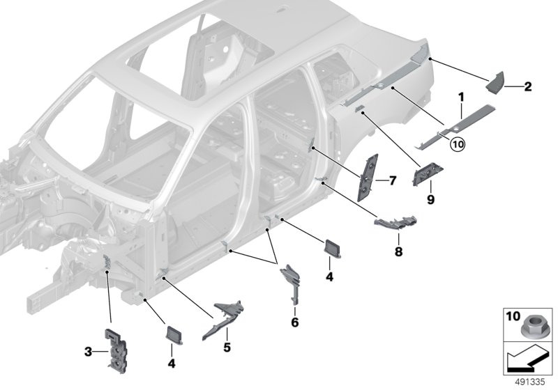 Car part diagram